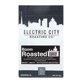 Boom Roasted Coffee, Dark Roast, Electric City Roasting, The Office Gifts, Specialty Coffee, 12 Ounce Bag