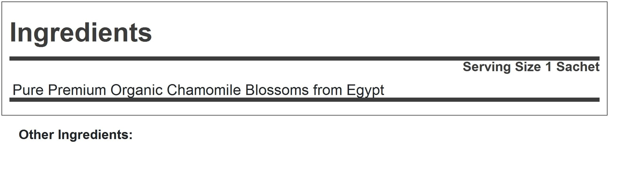 ANDREW LESSMAN Tea - Certified Organic Egyptian Golden Chamomile Tea 90 Sachets - Chamomile Blossoms Cultivated in Nutrient-Rich Soils. Naturally
