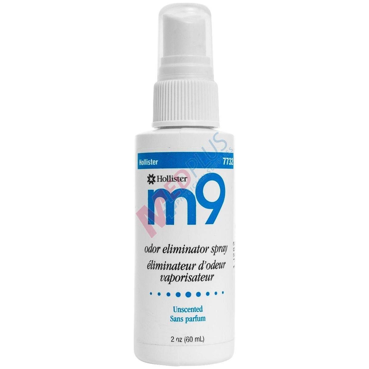 M9 Odor Eliminator 2 oz, Pump Spray Bottle, Unscented, 7732 - Box of 12