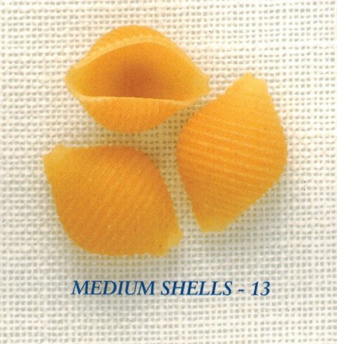 Medium Shells #13 Short Cut Pasta Case of Twenty (20) 1 .lb Pouches
