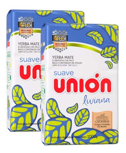Union Yerba Mate Con Palo (Liviana) 1kg / 2.2lb. (2 PACK)