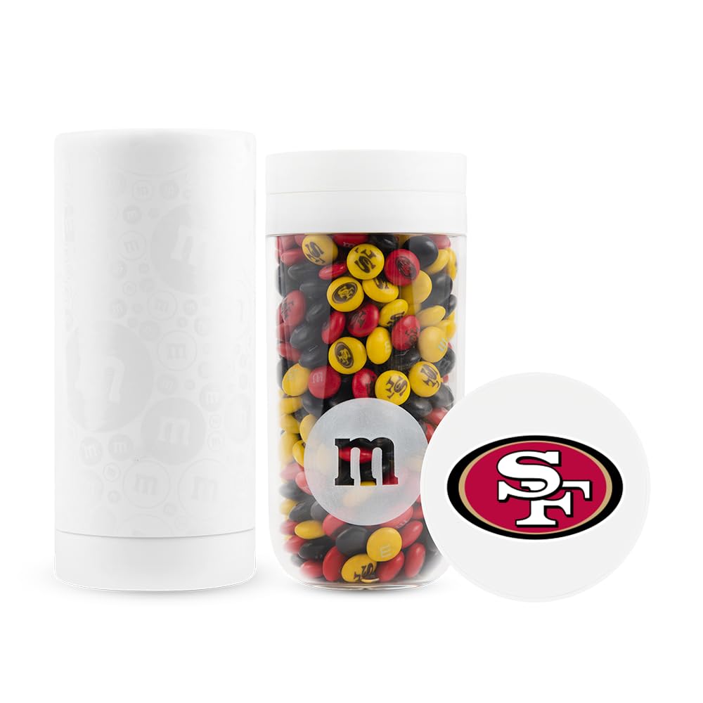 M&M'S NFL San Francisco 49ers Milk Chocolate Gift Jar, 12.7 oz