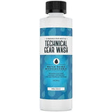 [5 Loads] Technical Gear Wash Performance Detergent for Renewed Clothing Appearance - Concentrated & Safe Jacket Detergent to Maintain DWR Gear