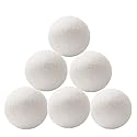 Wool Dryer Balls 6 Pack - XL Premium Reusable Dryer Balls Replace Laundry Drying Natural Fabric Softener