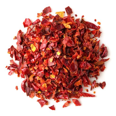 Food to Live Calabrian Hot Chili Pepper Flakes, 2 oz - Dried Large-Cut Italian Red Crushed Pepper, Spicy Seasoning. All Natural Vegan, Kosher (Pack