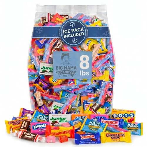 Big Mama Candy Assorted Bulk Variety Pack Individually Wrapped 8 lbs