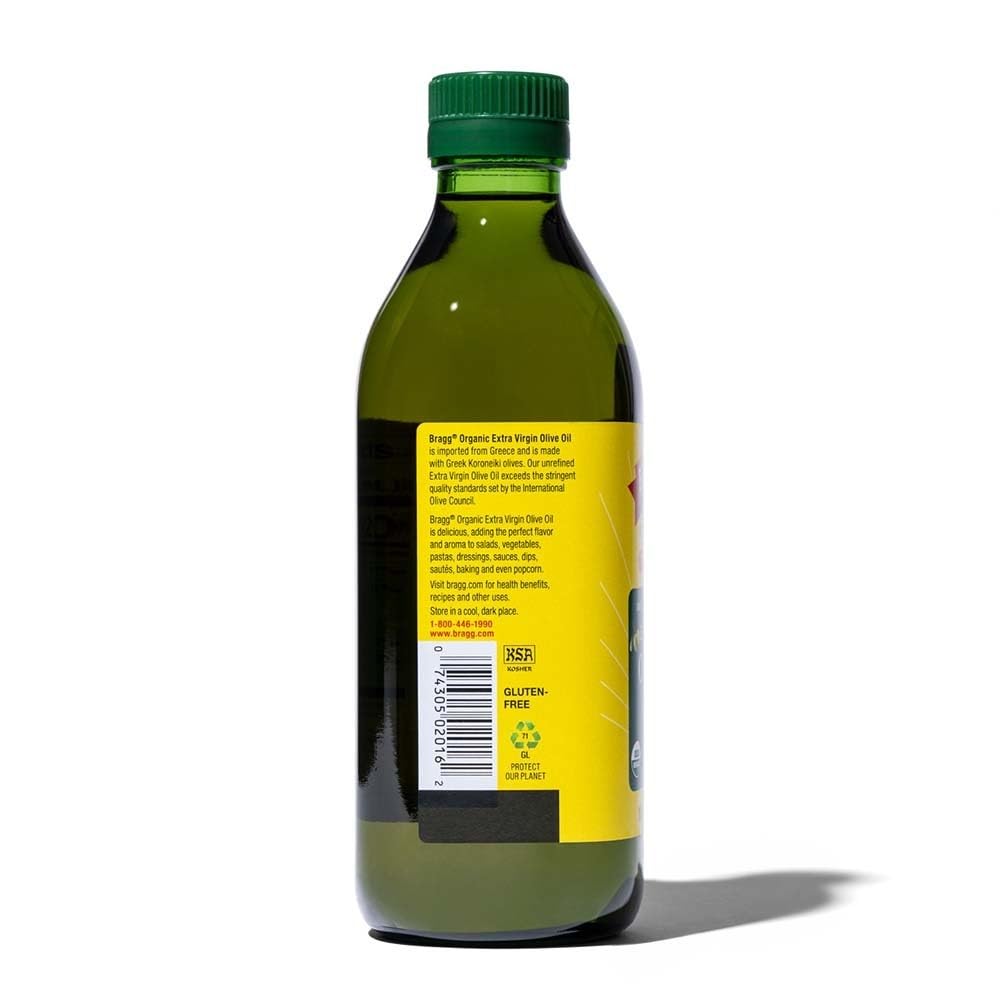 Bragg Olive Oil, Organic Extra Virgin, 16 fl oz