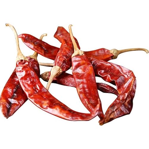Essential Spice Dried De Arbol Chilies - Fiery Heat with Bright, Grassy Flavor - Whole Dried Chili Pods for Salsas, Oils, Soups & Mexican Dishes
