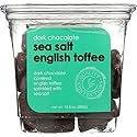 Nassau Candy, Candy Toffee Dark Chocolate Sea Salt, 13.5 Ounce