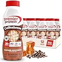 Premier Protein Coffehouse Caramel Macchiato Protein Shake with Caffeine for Energy - 30g Protein, No Added Sugar, 24 Vitamins & Minerals, 11.5 fl oz