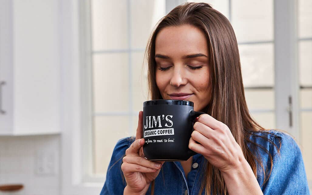 Jim’s Organic Coffee - Espresso Jimbo: Whole Bean Medium/Dark Roast 11oz Bag- Certified Organic, Regeneratively Grown, Ethically Sourced, Shade Grown