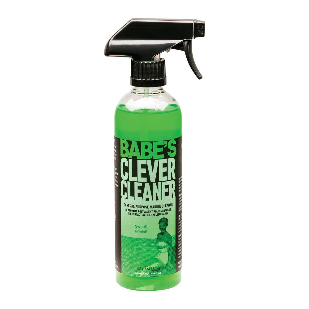 Babe’s Clever Cleaner - All-Purpose Marine Cleanser - Removes Dirt, Scum & Grease - Safe for Gelcoat, Vinyl & Upholstery - Biodegradable Boat Polish
