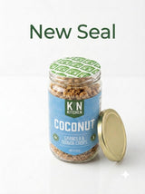 Kin Kitchen non-GMO Granola & Organic Quinoa Crisps, in a Glass Jar Recyclable and Resusable. Made with Real Fruit. No Aritificial Colors, Flavors, or