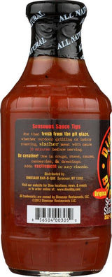 Dinosaur Bar-B-Que Sensuous Slathering BBQ Sauce 19oz (2 Pack) - SET OF 2