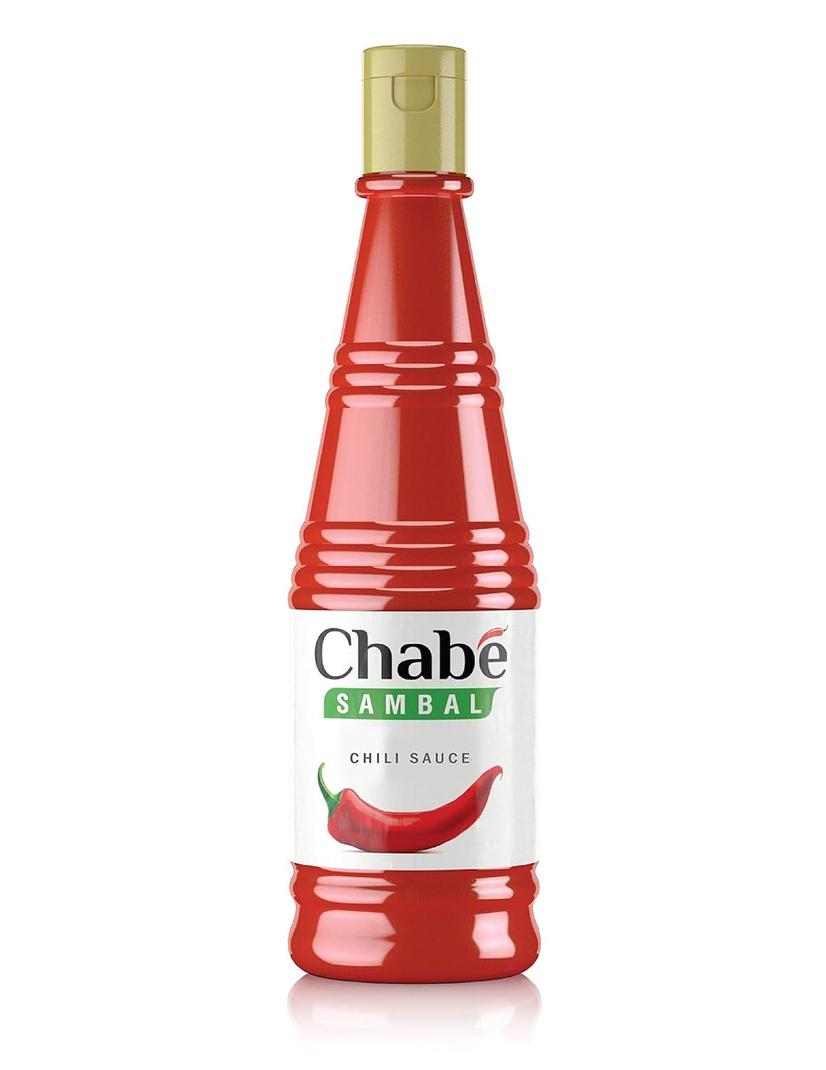 Chabé Sambal Chili Hot Sauce, 10.9 Oz, Spicy Sriracha Style, No MSG, Gluten Free, Vegan, Made with Chili & Garlic, Halal