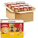 RITZ Cheese Sandwich Crackers, Lunch Snacks, 48 Snack Packs (6 Boxes, 6 Crackers Per Pack)