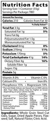 Better Oats Oat Revolution Steel Cut Instant Oatmeal with Flax Cups, Apples & Cinnamon - 3.9 Ounce (Pack of 2)