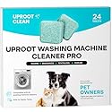 Uproot Clean Washing Machine Cleaner Tablets - 24 Pack for a 12 Month Supply. Formulated for Pet Owners. Compatible with HE, Top & Front Load. Easily