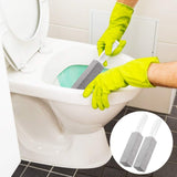 Kadden 2 Pack Pumice Stone Toilet Bowl Cleaner with Handle, Hard Water Ring Remover & Stain Scrubber for Bathroom, Pool, Sink and Tub, Ergonomic Heavy