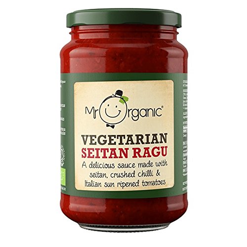 Mr Organic Seitan Crushed Chilli &Tomato Pasta Sauce 350g - Pack of 6