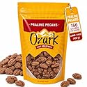 OZARK NUT ROASTERS, Praline Pecans, Sweet & Creamy French-Inspired Gourmet Snacks, World-Class Gourmet Candied Nuts, Resealable Pack (14 oz)