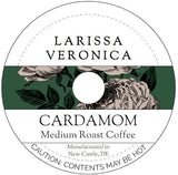 Cardamom Medium Roast Coffee (Single Serve K-Cup Pods) (Gourmet, Naturally Flavored, Whole Coffee Beans) (12 pods, ZIN: 571768)