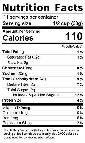 Naturalvert Organic, gluten-free, vegan granola Raspberry Cacao, 12oz (Pack of 3)…