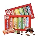 Tony’s Chocolonely Rainbow Chocolate Candy Bar Variety Pack, Belgian Dark & Milk Chocolate With Sea Salt, Caramel, Almond, Hazelnut, & Nougat, Made