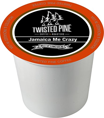 Twisted Pine Coffee Jamaica Me Crazy, Flavored Coffee, Single-Serve Cups for Keurig K-Cup Brewers, 12 Count