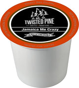 Twisted Pine Coffee Jamaica Me Crazy, Flavored Coffee, Single-Serve Cups for Keurig K-Cup Brewers, 12 Count
