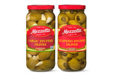 Mezzetta Stuffed Olives (2 Pack) | Garlic Stuffed Olives 10 oz, Jalapeño Stuffed Olives 10 oz