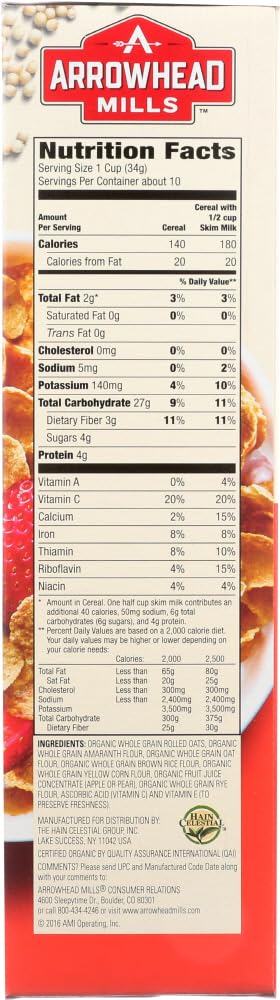 ARROWHEAD MILLS: Amaranth Flakes 12 OZ
