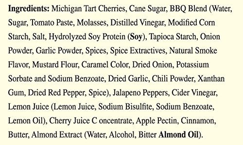 Cherry Jalapeno Barbecue Sauce by Brownwood Acres - Handcrafted in Michigan's Cherry Capital - 1 (19 Ounce) Jar