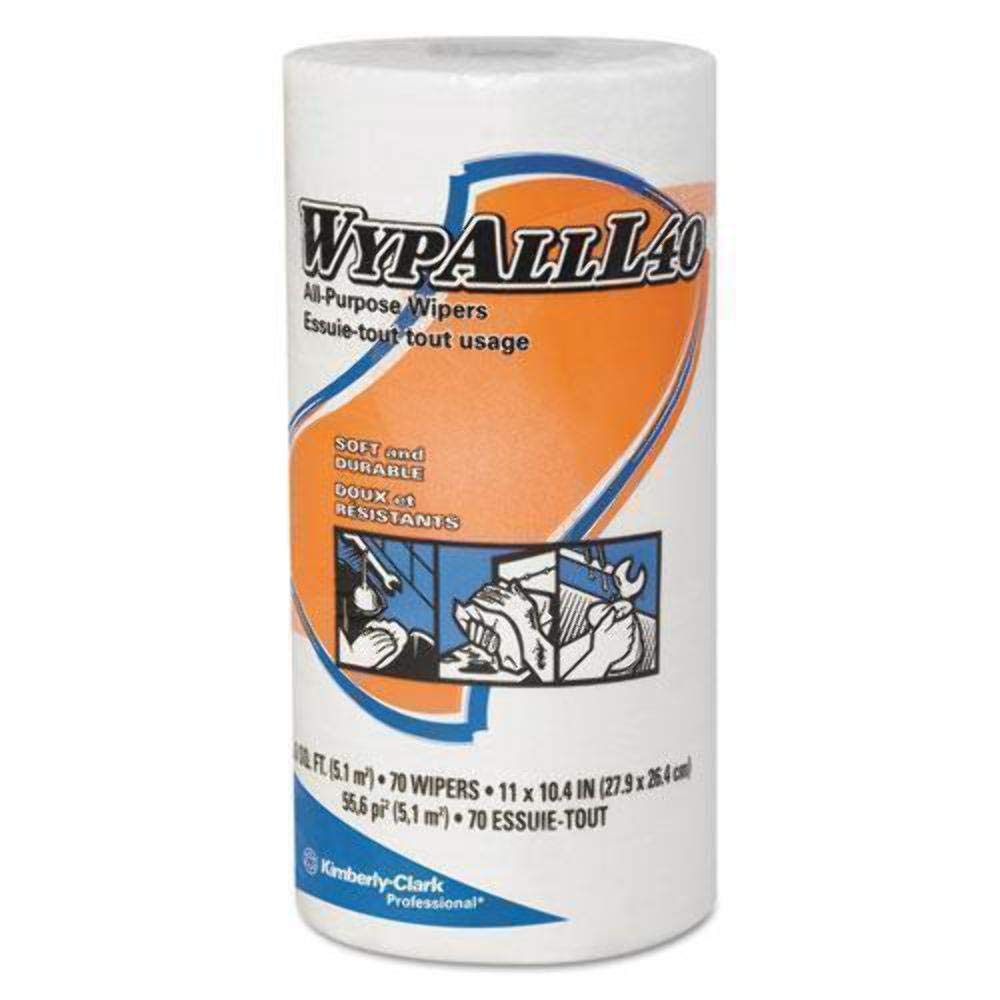 Kimberly-clark wypall; roll, economy-wht rl 24/ ROLLS/CASE