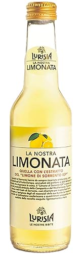 Lurisia La Nostra Limonata, Carbonated Lemon Beverage - 9.3 oz (24 Glass Bottles)