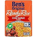 BEN'S ORIGINAL Ready Rice Chili Garlic Flavored Rice, Easy Dinner Side, 8.5 oz Pouch