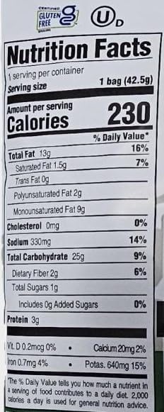Boulder Canyon | Jalapeno Cheddar | Kettle Style Potato Chips| 1.5 Ounce | Pack of 12 Bundled by SUPERDEALS with Mystery Bonus Gift