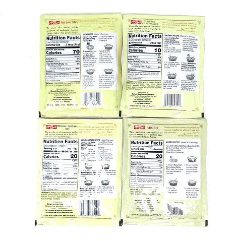 Mama Sita's MAMA SITA'S 4 Variety Pack Seasoning Mix MENUDOAFRITADA TOCINO ADOBO SINIGANG SA SAMPALOK