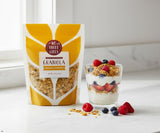 We Three Girls Granola - Ginger & Turmeric (10 Ounce) | Small Batch Vegan Granola | Gluten Free Snack | Made in USA |