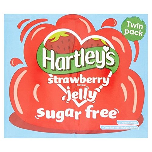 Hartley's Sugar Free Strawberry Jelly Crystals 23g - Pack of 2