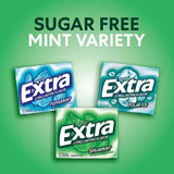 Extra Long Lasting Sugar Free Chewing Gum, Polar Ice, Spearmint & Peppermint Flavors, Variety Box, 18 Count