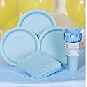 Plastic Utensils, 48-ct. Packs (16 Forks, 16 Spoons & 16 Knives) (Light Blue, Plastic Utensils 48 Ct. Packs)