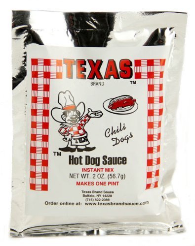 Buffalo's Own Texas Brand Texas Hots Hot Dog Sauce Instant Mix Packet by Texas Brand