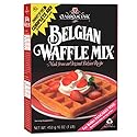 Classique Fare Belgian Waffle Mix - Makes Light and Crisp Waffles, Pancakes, Muffins & Crepes - Works with Waffle Maker - Fast and Fresh Breakfast Foods - 16 Oz Box