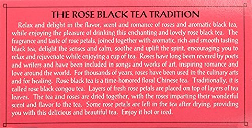 Triple Leaf Tea 2 Flavor Variety Bundle: (1) Rose Black, and (1) Jasmine Green (20 Count)
