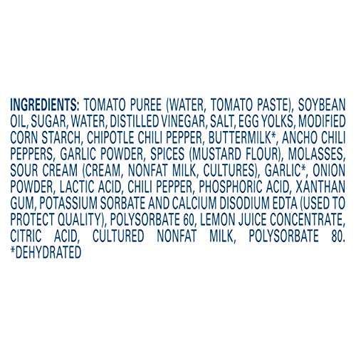 Hellmann's Real Ancho Chipotle Sauce Jug Vegetarian, Gluten Free, No Artificial Flavors or Colors, 1 gallon (Pack of 1)