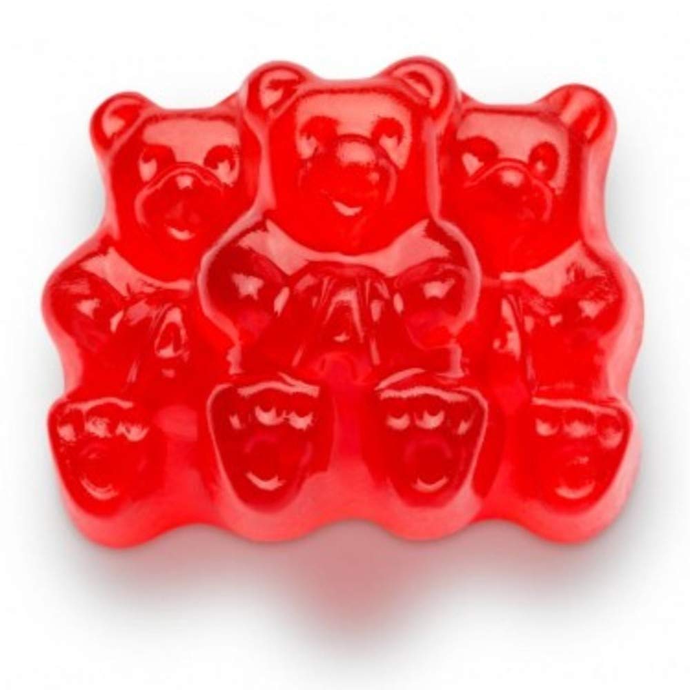 Flavorful, Fresh & Soft Gummi Bears, World's Best Gummy Candy in Bulk, 1 LB Pack of Gummy Bears (Wild Cherry)