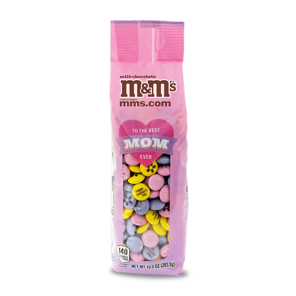 M&M'S Mother's Day Milk Chocolate Candy, 2-Pack 10 oz Gift Bags