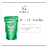 Plantish by Jm - Island Matcha | Soursop & Guava Leaves Herbal Tea Blend Organic Kitchen Spice to Make Ideal 4.0 Ounce