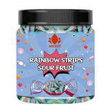 SMIBZE Natural Rainbow Strips Sour Fruit 150 GM (Pack of 1) SMIBZE